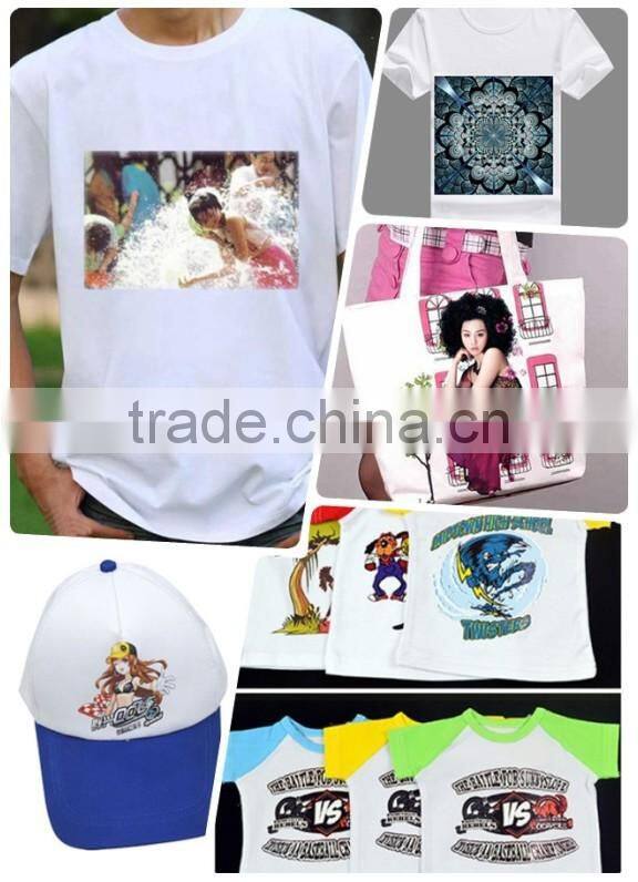 Self weeding light heat transfer paper for t-shirt