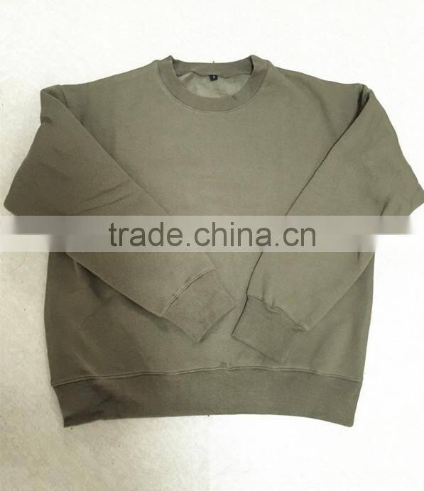 latest design spring cotton short green sweater for men