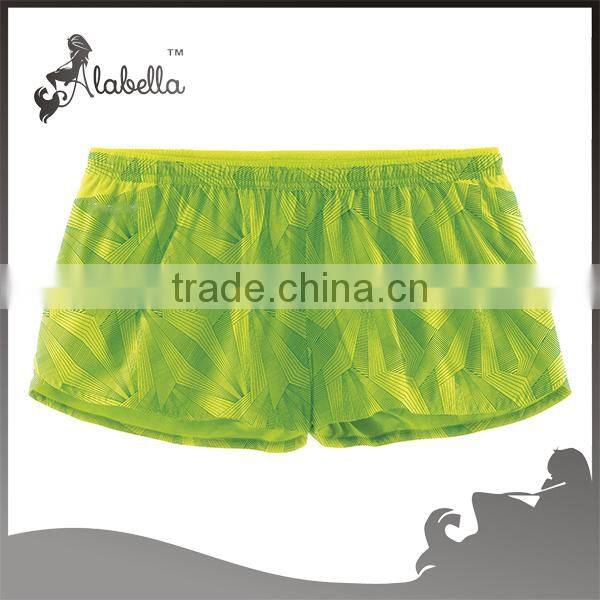wholesale digital printing fitness running shorts/yoga pants