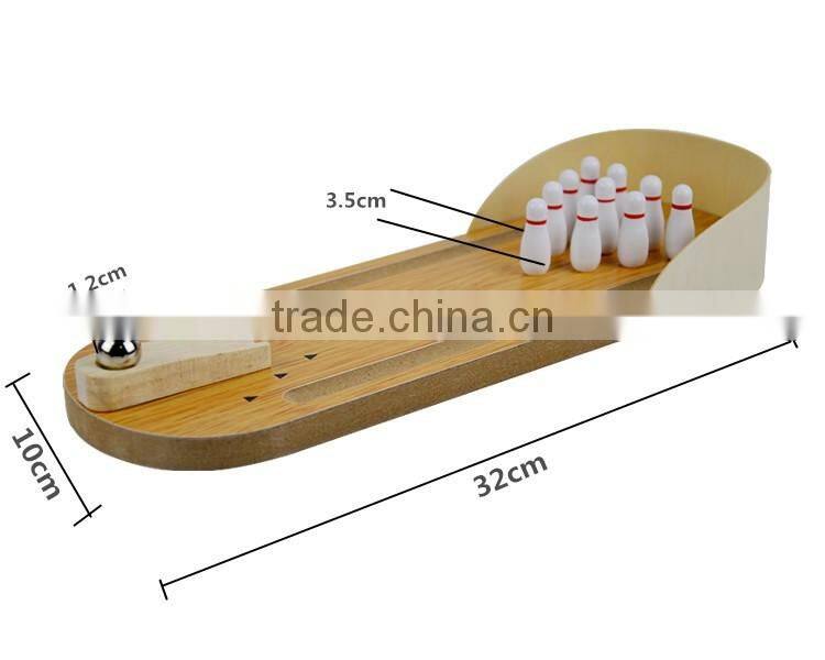 wooden bowling toys table bowling table sport toys wooden table toys