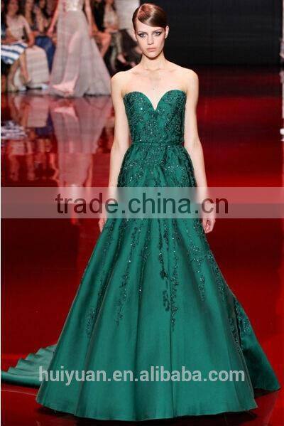 Chiffon green deep v neck matron of honor dresses