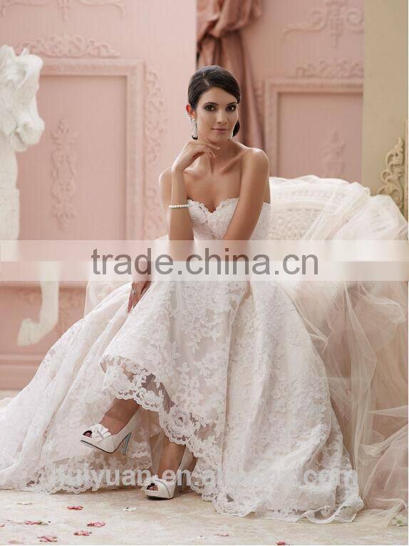 sexy sleeveless lace ball gown wedding dress costume alibaba2016
