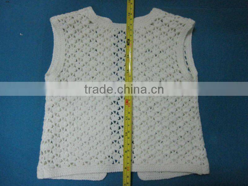 Kids cotton sweater/crochet kids vest