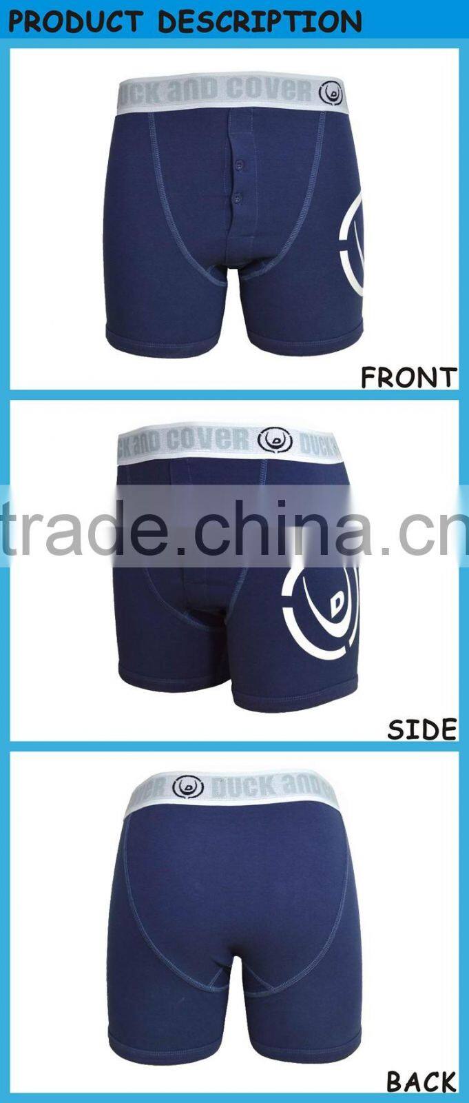 Unique Design Spandex Cotton Sexy Man Boxer Underwear/Mens Underwear Boxer Briefs