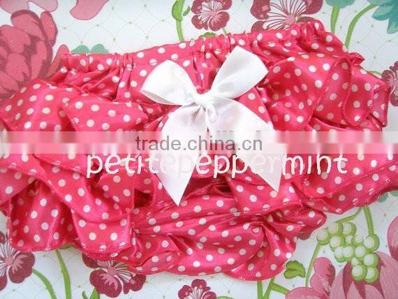 Cute plain baby kids ruffle bloomers for girls diaper cover cheap china wholesale kids clothing