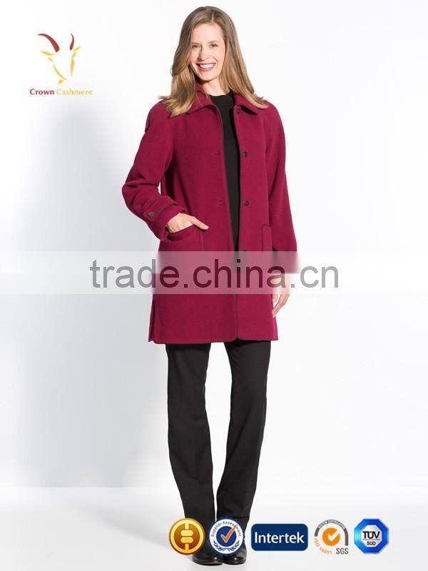 100% Cashmere Coats Ladies Winter Cashmere Coat Women