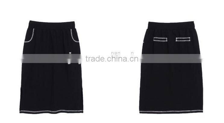In the new black waist skirts in the summer of 2016