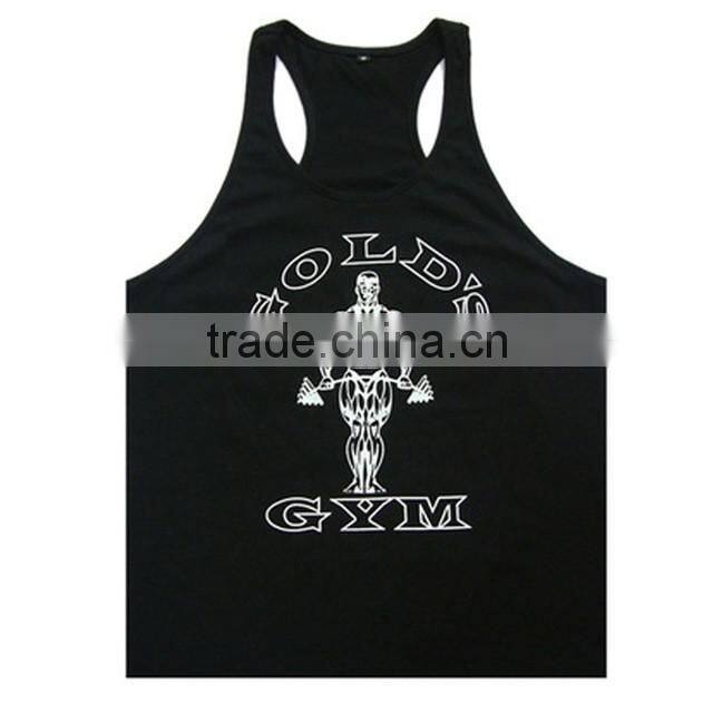 Gym Stringer Tank Top Men Bodybuilding Clothing and Fitness Mens Sleeveless Shirt Sports Vests Cotton Singlets Muscle Tops