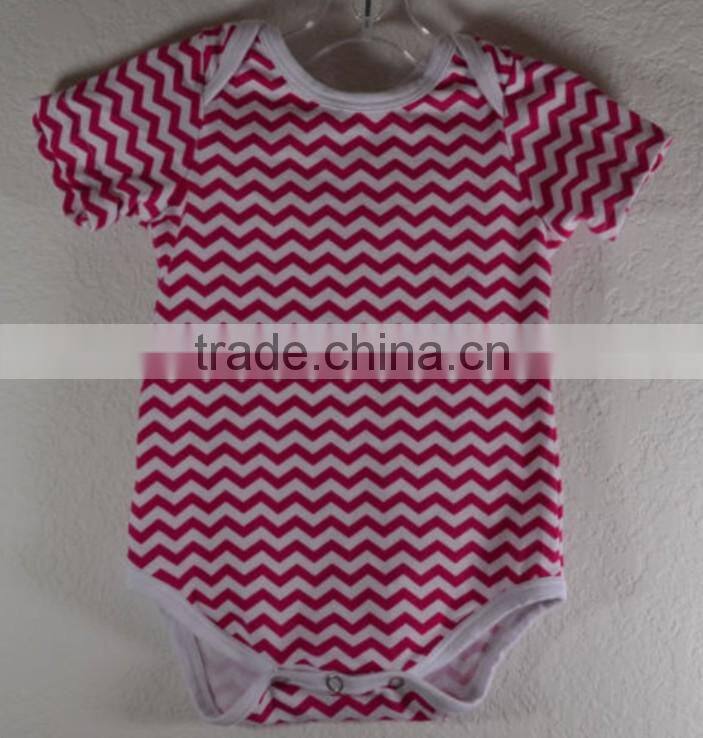 2014 Newest Arrival!Fashion Red chevron Baby Cotton Rompers Baby Cotton Petti Rompers lowest price wholesale RO5755