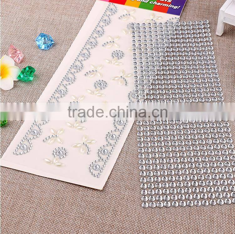 Multicolor decoration sticker ,acrylic mobile phone sticker