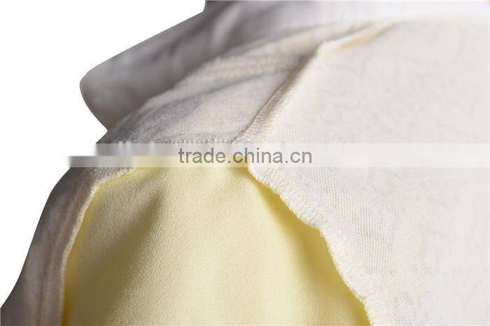 cute neck designed young ladies models short sleeve blouse