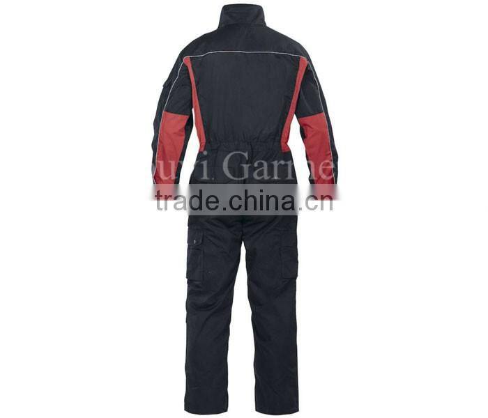 65%polyester 35%cotton elastic waist wholesale workwear coverall