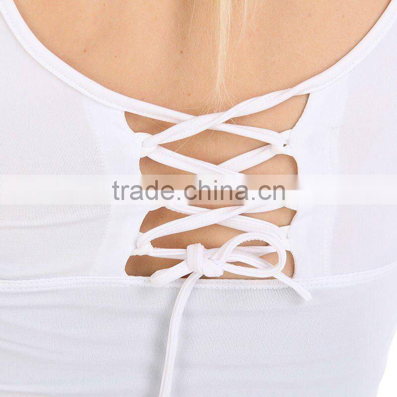 custom sexy workout clothes high quality women tank top yoga wear