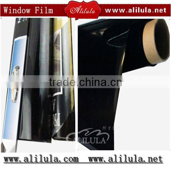 Black color 1ply removable car window film