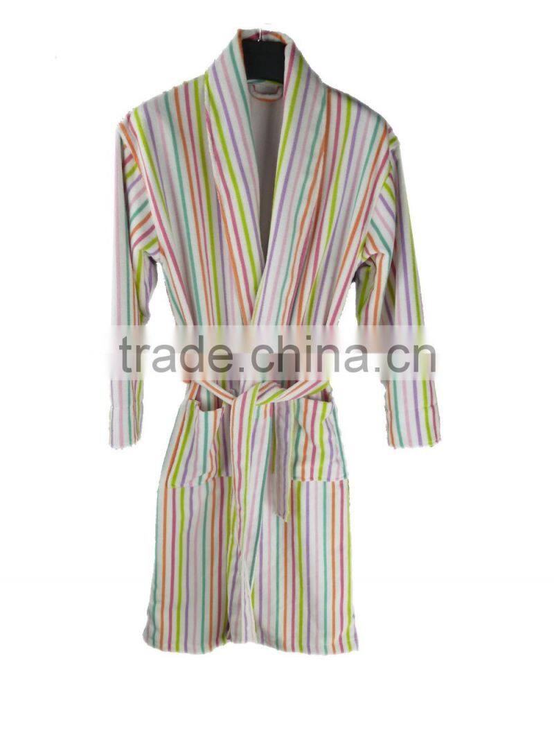 wholesale microfiber bathrobe 100% cotton