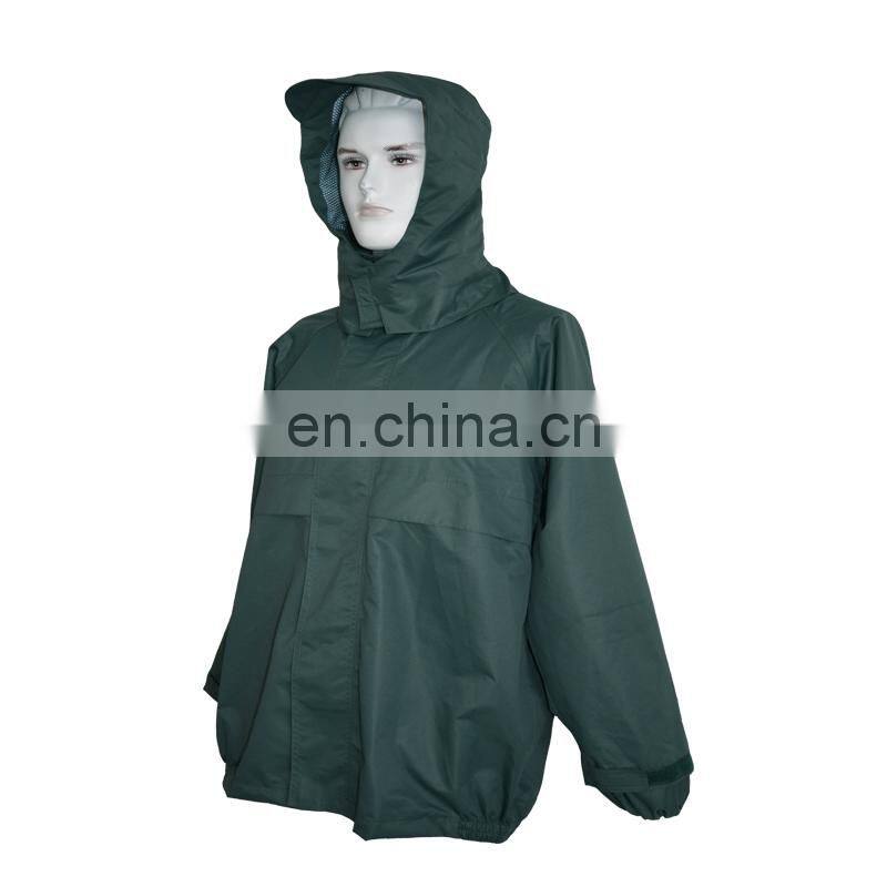 raincoat factory OEM top grade rain jackets with trousers