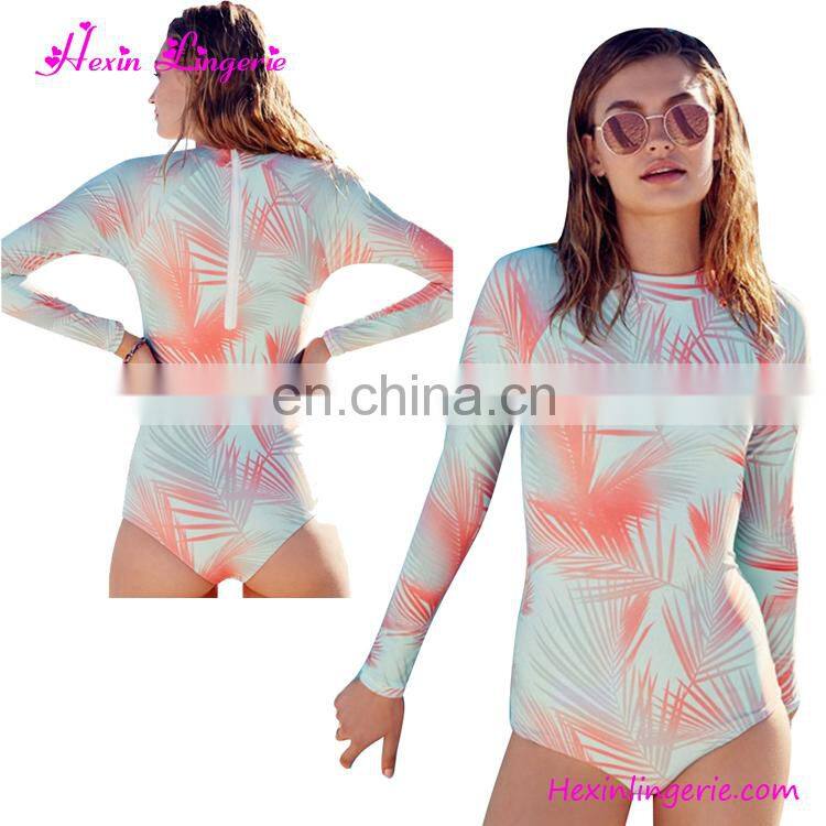 Long Sleeves Swimwear Sexy Young Girls Bathing Suit For Mature Women