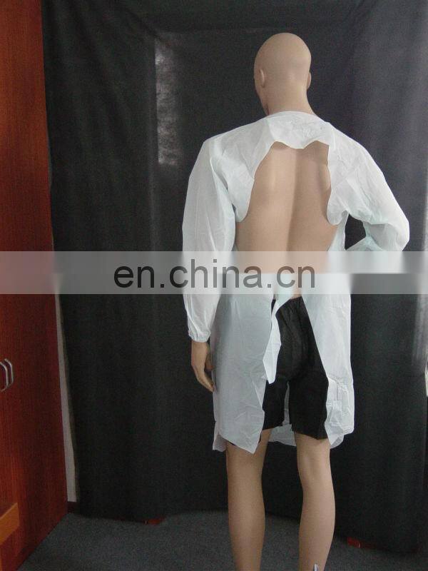 Isolation Disposable Surgical CPE Gown/PE Working Gown
