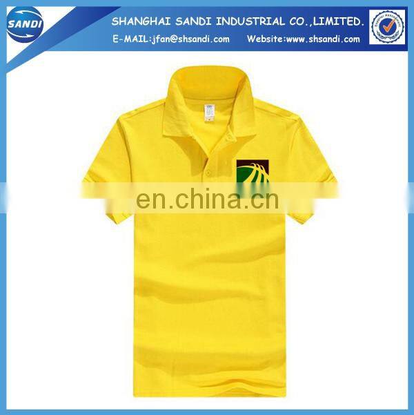 Promotional custom golf mens polo shirt with logo