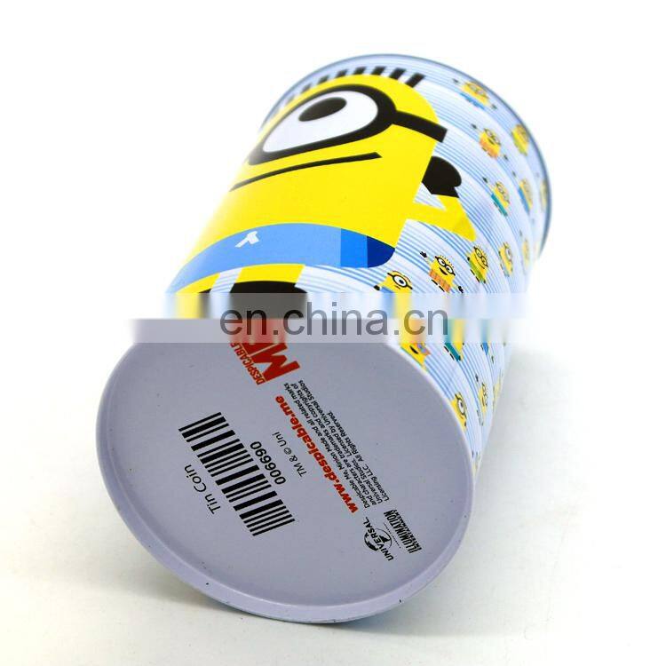 custom printed money tins/rectangular money saving tin box/coin tin box