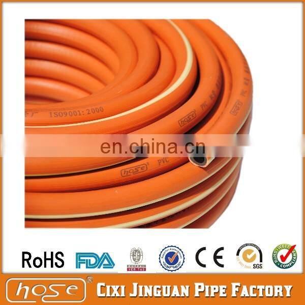 Flexible Cylinder Pigtail Yellow Gas Hose with wire braided most convenient in fixing multi cylinder to manifold bank