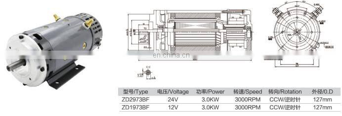 12Volt dc motor 3 kw