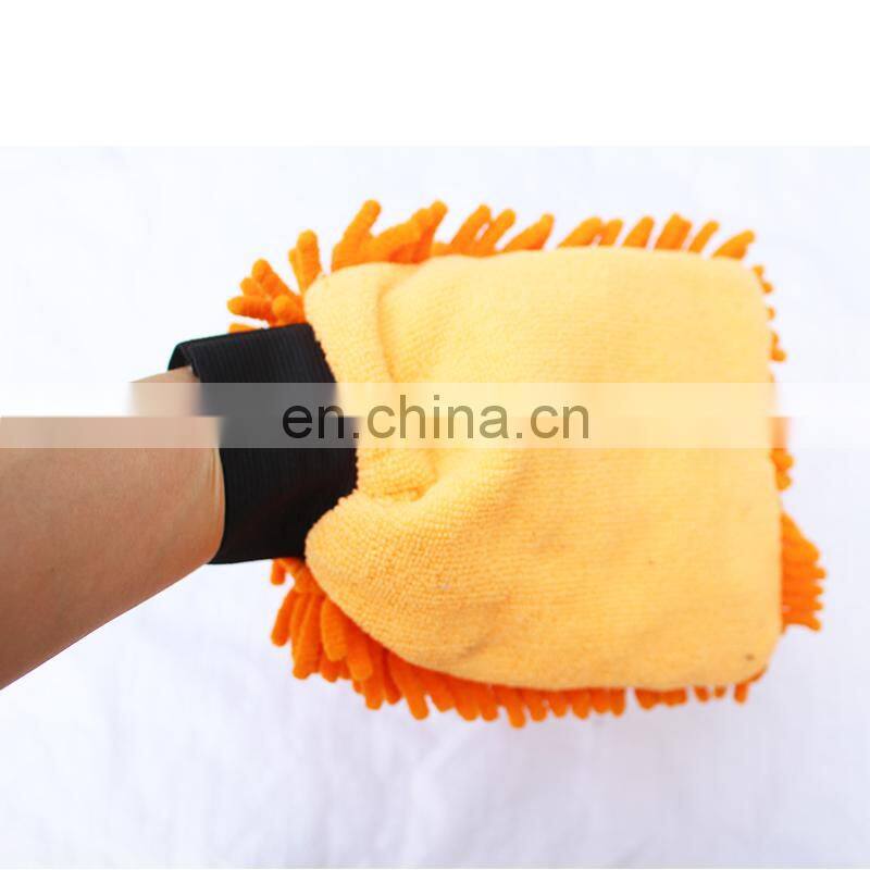 Top Quality Microfiber Car Wash Mitt Microfibre Chenille Gloves
