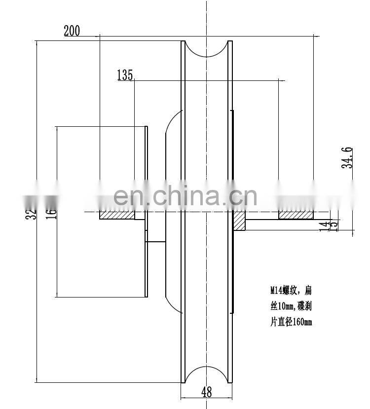 1000W 16 Higher Power Wheel Hub Motor for Scooter and Electrical Bicycle
