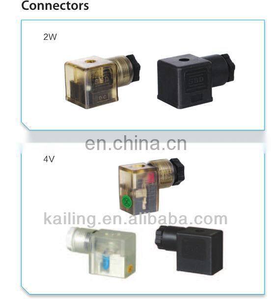 mPm solenoid valve coil connectors, DC12V,24V, AC110V,220V,50HZ/60HZ