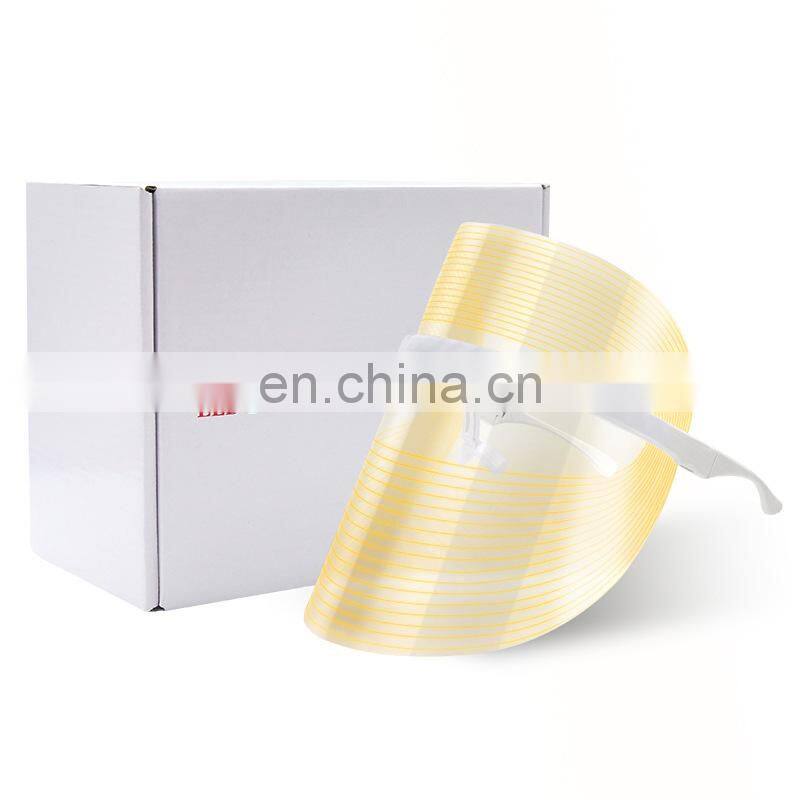 3 Color Led Therapy Facial Mask For Skin Photon Rejuvenation