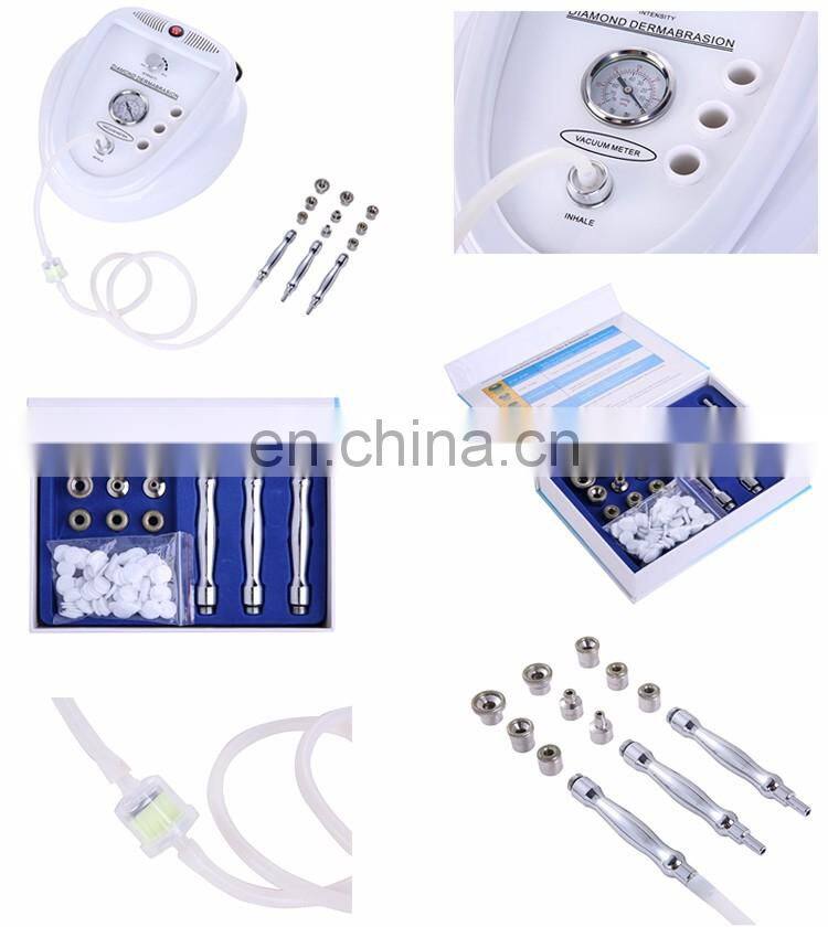 portable vacuum suction blackhead removal dermic diamond tip peel microdermabrasion machine for sale