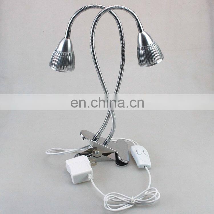 Hot LED double head plant growth light 10W plant fill light double head hose plant light