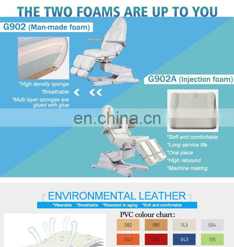 multi-function electric foot care chair massage bed with CE for hospital