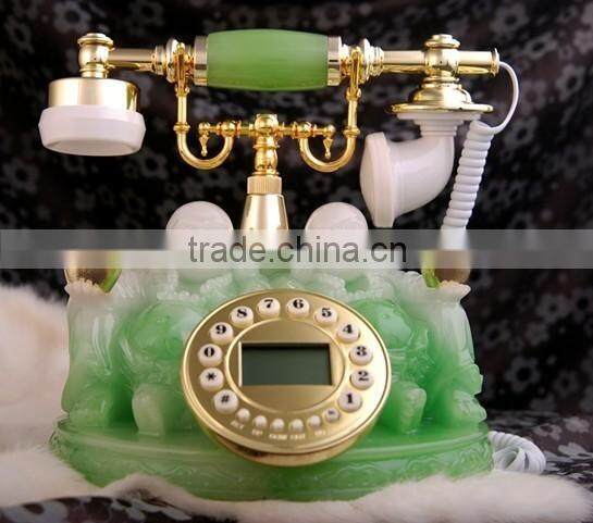 Retro phone,flower antique telephone,old style phone