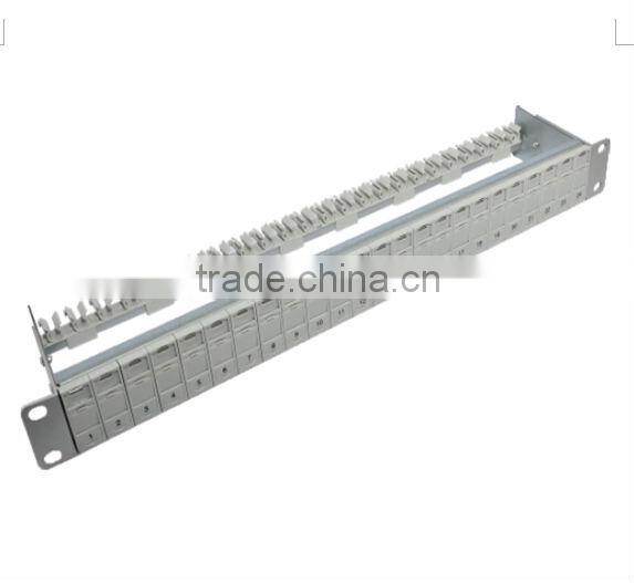 rack mount 24 port AMP blank patch panel