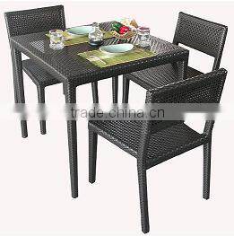 Handmade Synthetic Rattan Outdoor Dining Furniture