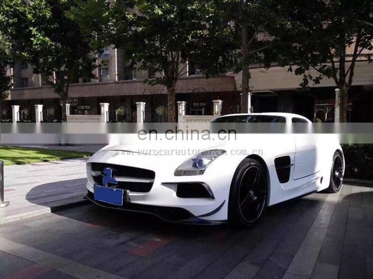 Body kit for SLS W197 with front bumper hood cover bonnet fender ducts rear bumper muffler tips for w197 2016 2017