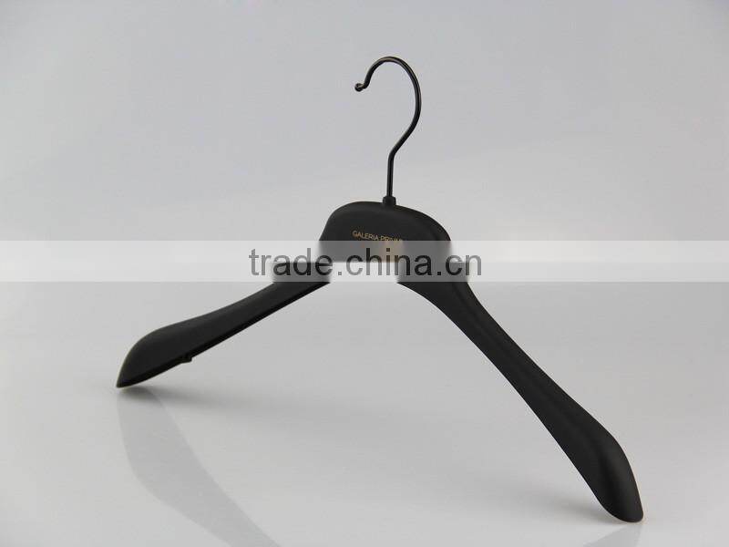 black square hook plastic rubber coated hanger for coats