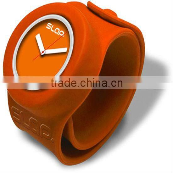 sport fancy silicone slap watch