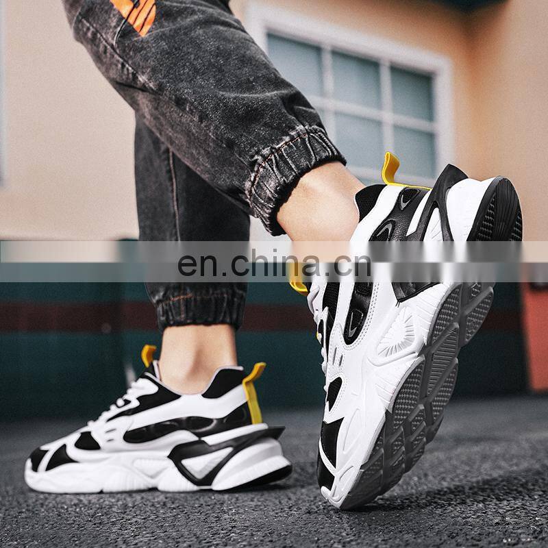 Factory Outlet 2021 Christmas New Youth Korean Thick-soled Trend Fashion Customized Mesh Casual Running Sneakers