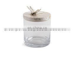 Luxury Lilly Lid Metal & Glass Canister