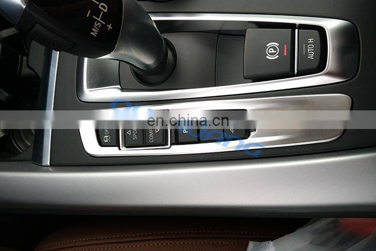 Car Interior Accessory Gear Shift Knob Cover Sticker Trim For BMW X5 F15 X6 f16 2014 2015 2016 Car-Styling