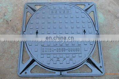 Customized Sand Casting EN European Standard Ductile Iron Watermain Manhole Cover
