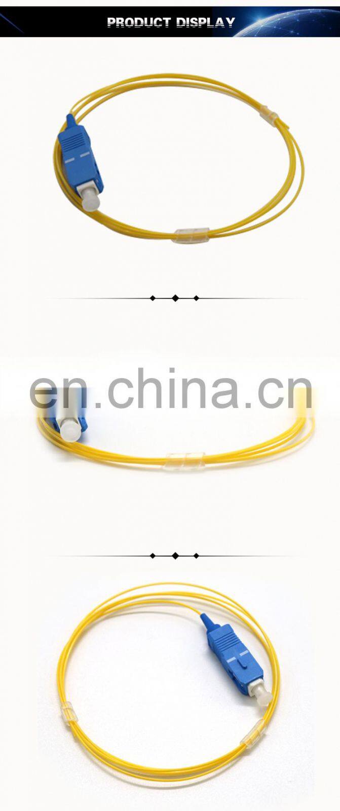 SC APC UPC Sm 9/125 1m 1.5m 0.9mm G652d G657A PVC LSZH Fiber Optic Pigtail