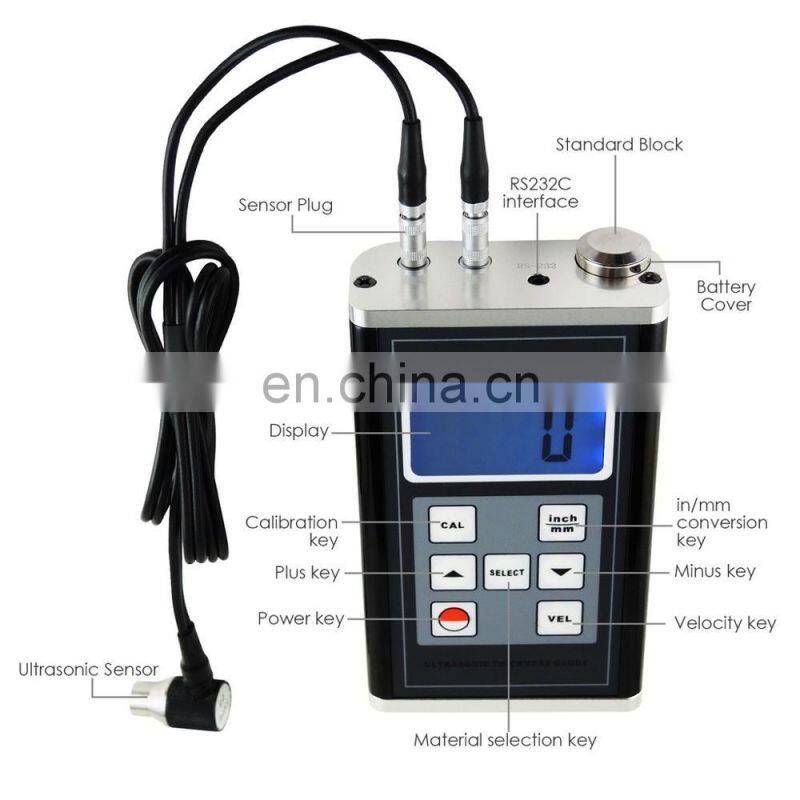 Taijia hot sale ultrasonic thickness measuring machine, ut thickness gauge Ultrasonic Thickness Gauge