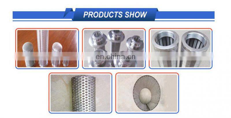 stainless steel spiral welded perforated tube