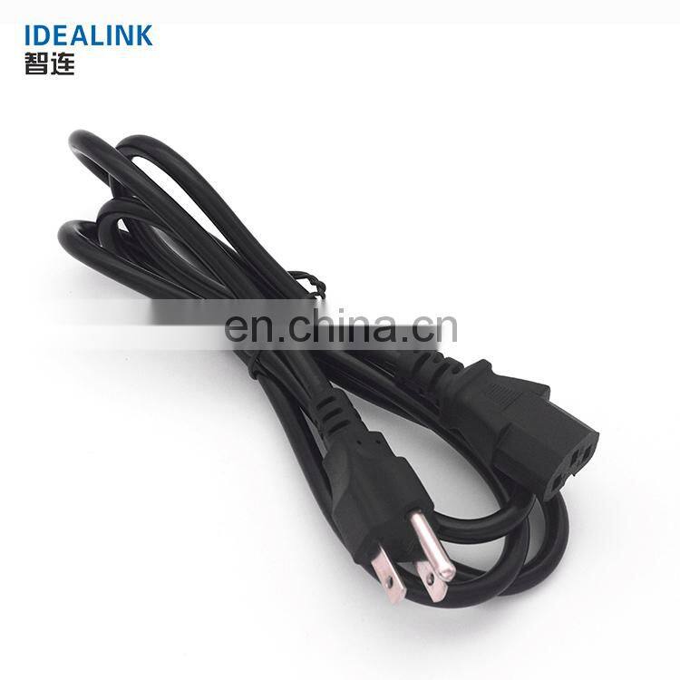 Customizable Pvc Jacket 3 Pin Laptop Ac Power Cords Cable