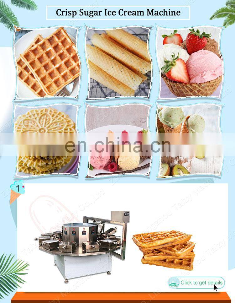 Suppliers waffle ice cream cone forming production line