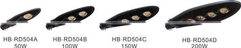 50w 100w 150W 200w LED Street Light, IP67 5 years warranty LED Street Light