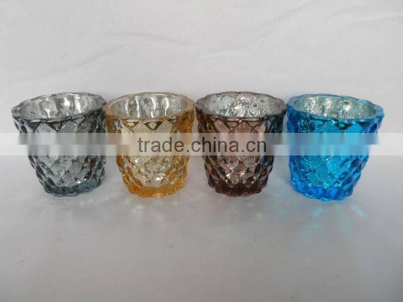 Wrought iron candle holders